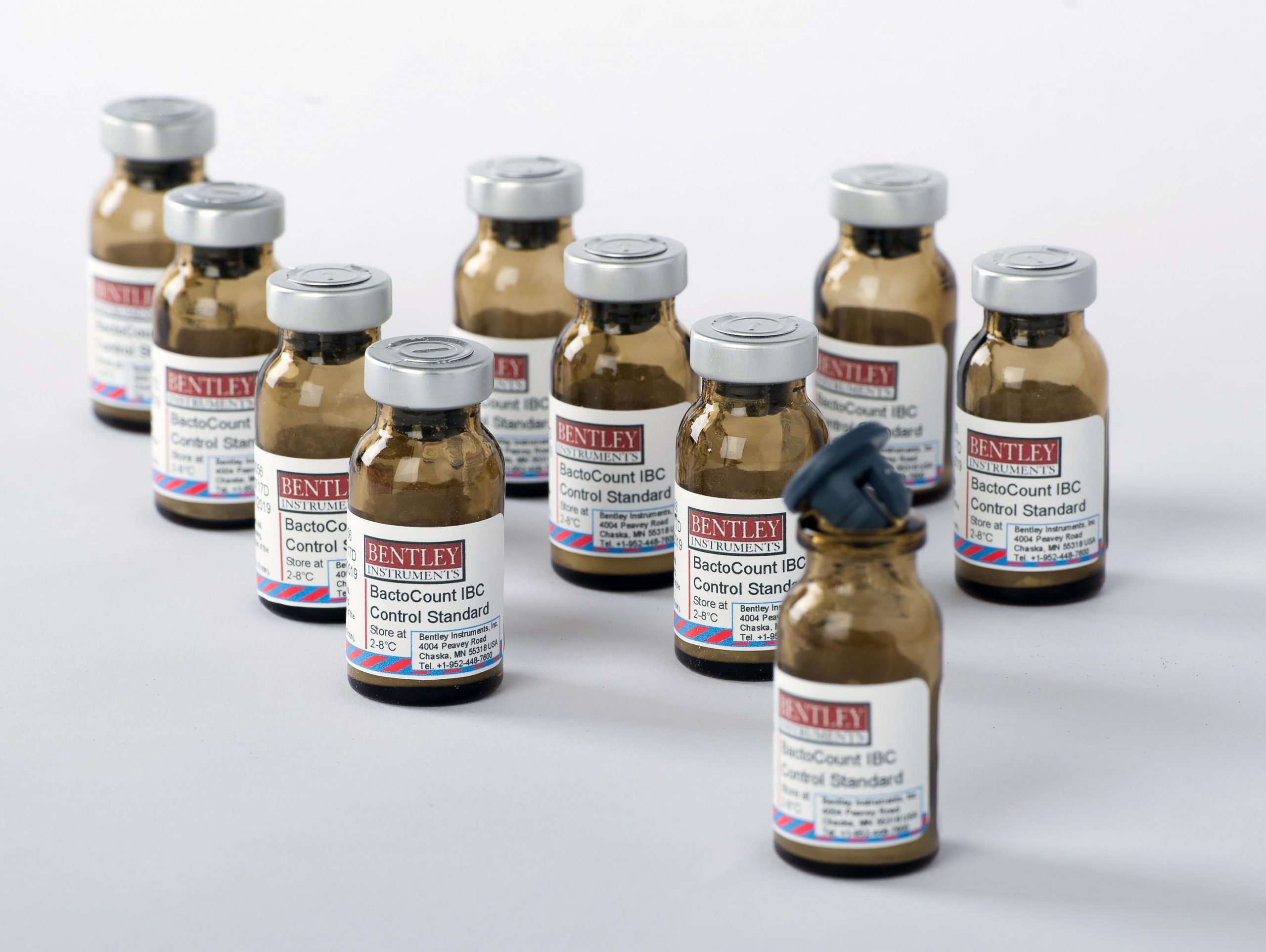 Lyophilized bacteria SRMs for optimal control of bacteria counters